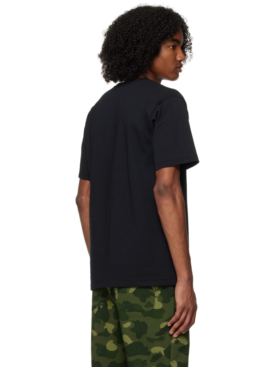 Black Camo 'By Bathing Ape' T-Shirt - 3