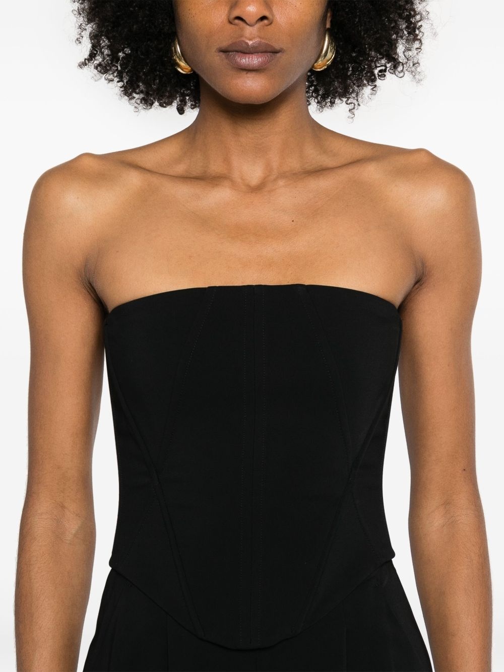 strapless jumpsuit - 5