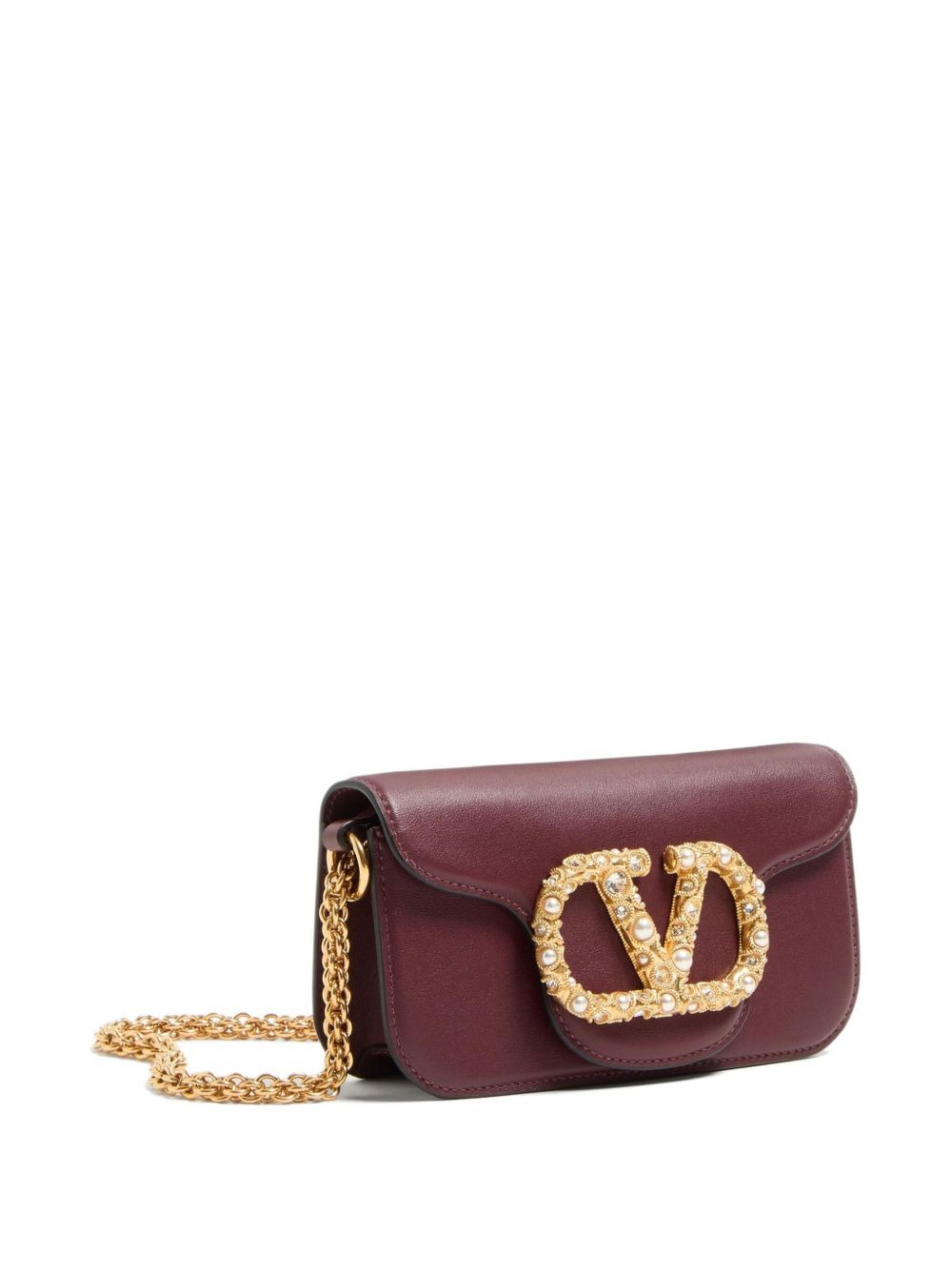 Valentino Garavani Locò small leather shoulder bag - 4