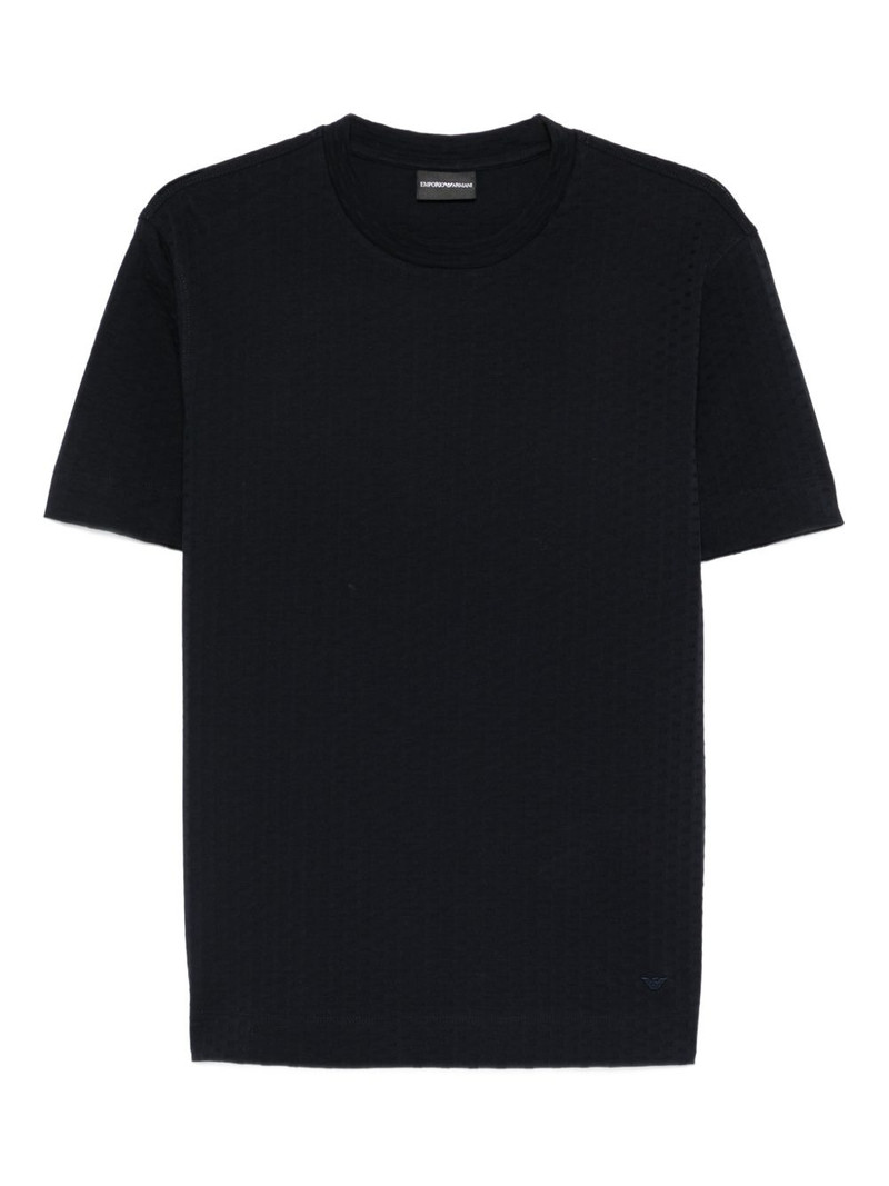textured T-shirt 1