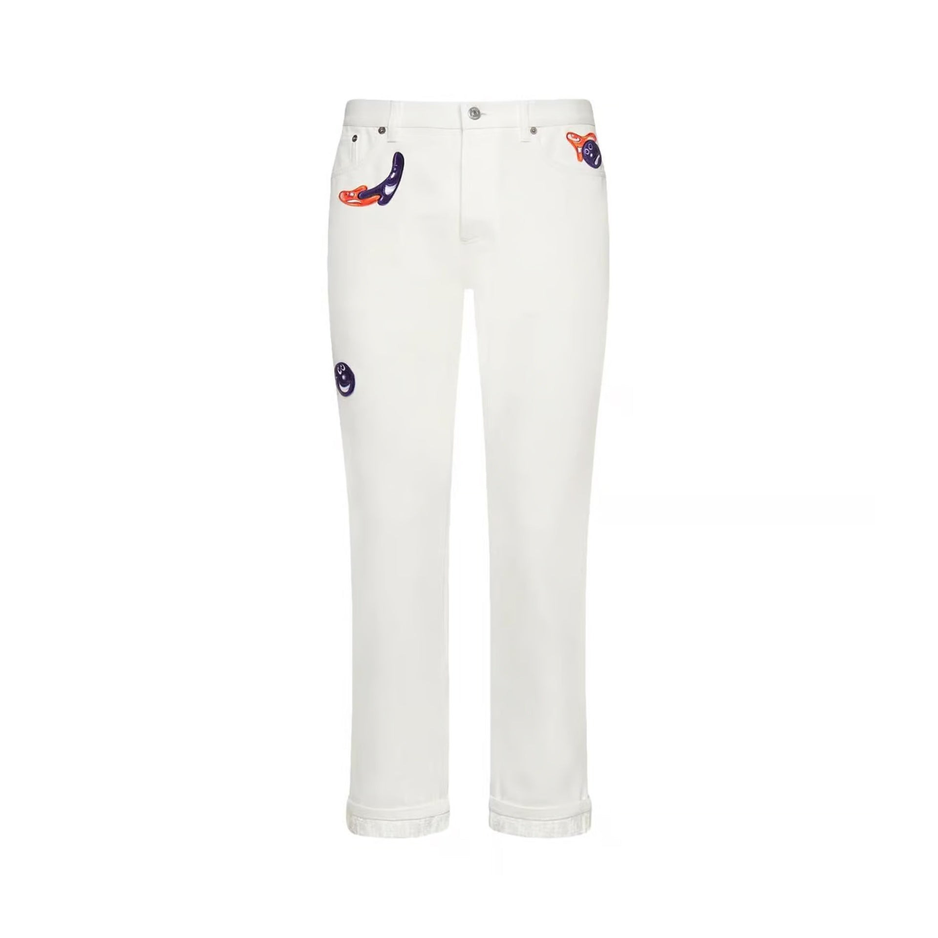 Dior Kennyscharf Patches Jeans Men - 5