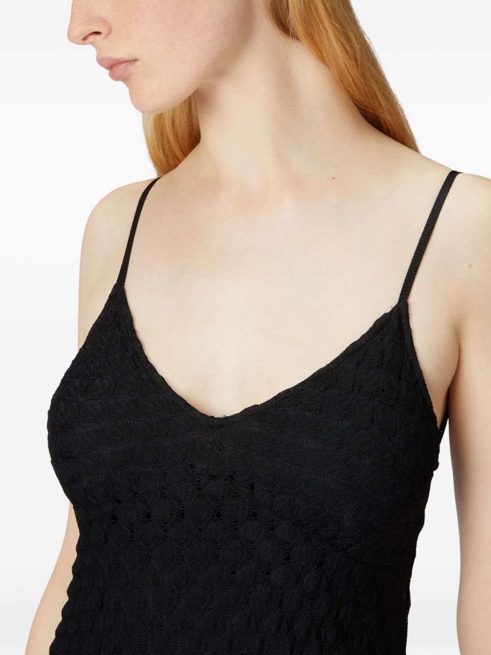 knitted mini dress - 4