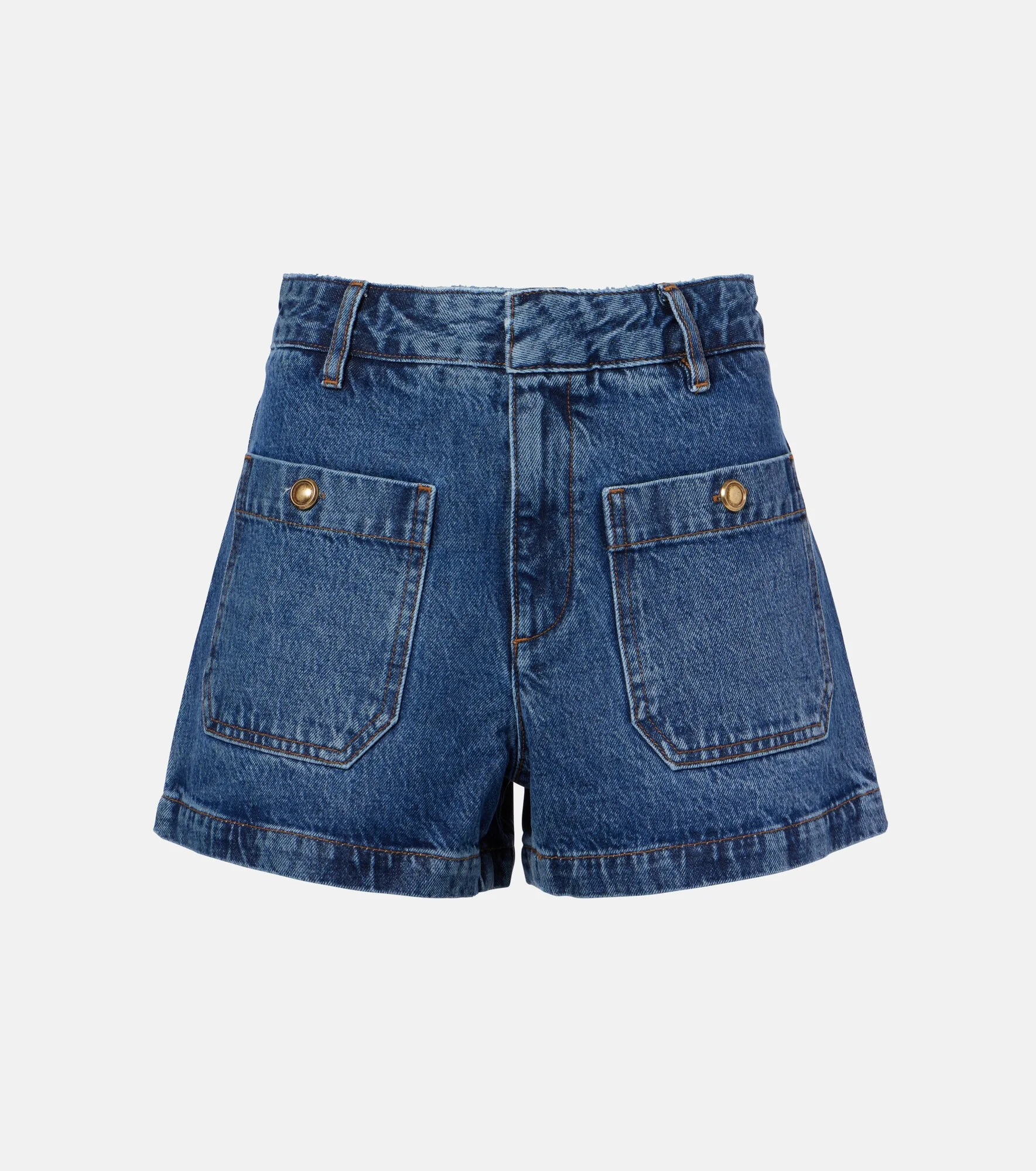 Cruise high-rise denim shorts - 1