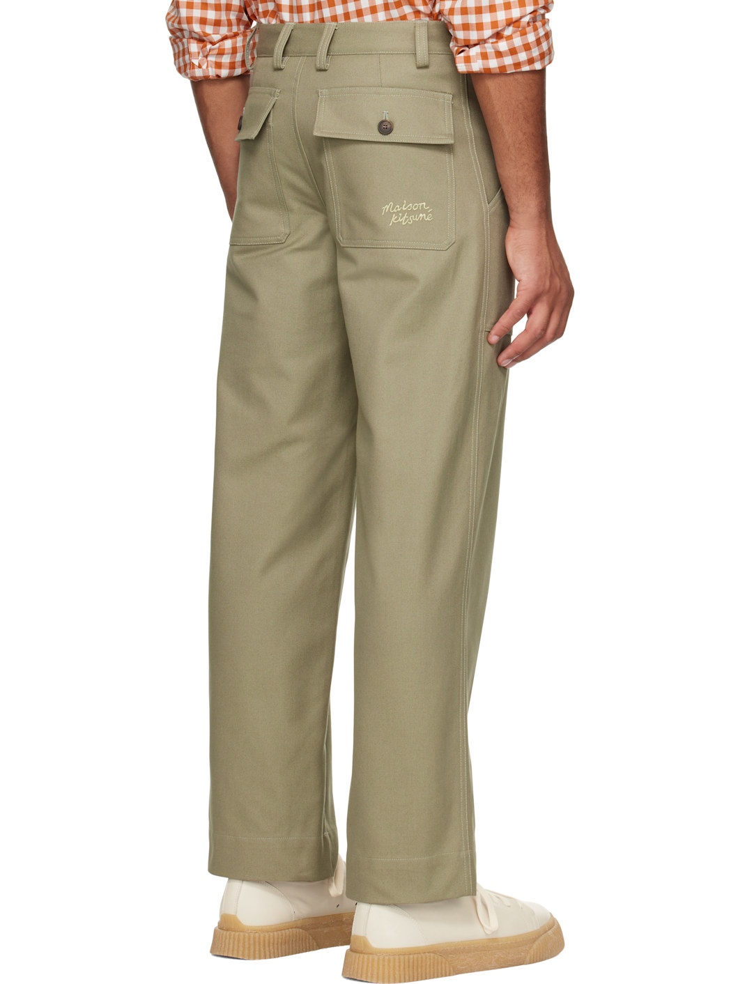 Taupe Workwear Trousers - 3