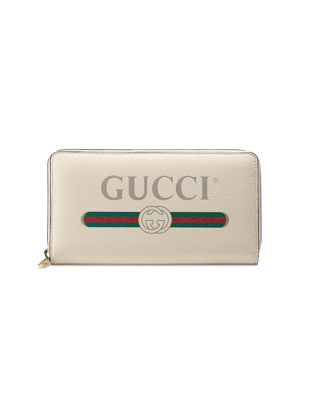 Gucci Print leather zip around wallet - 1