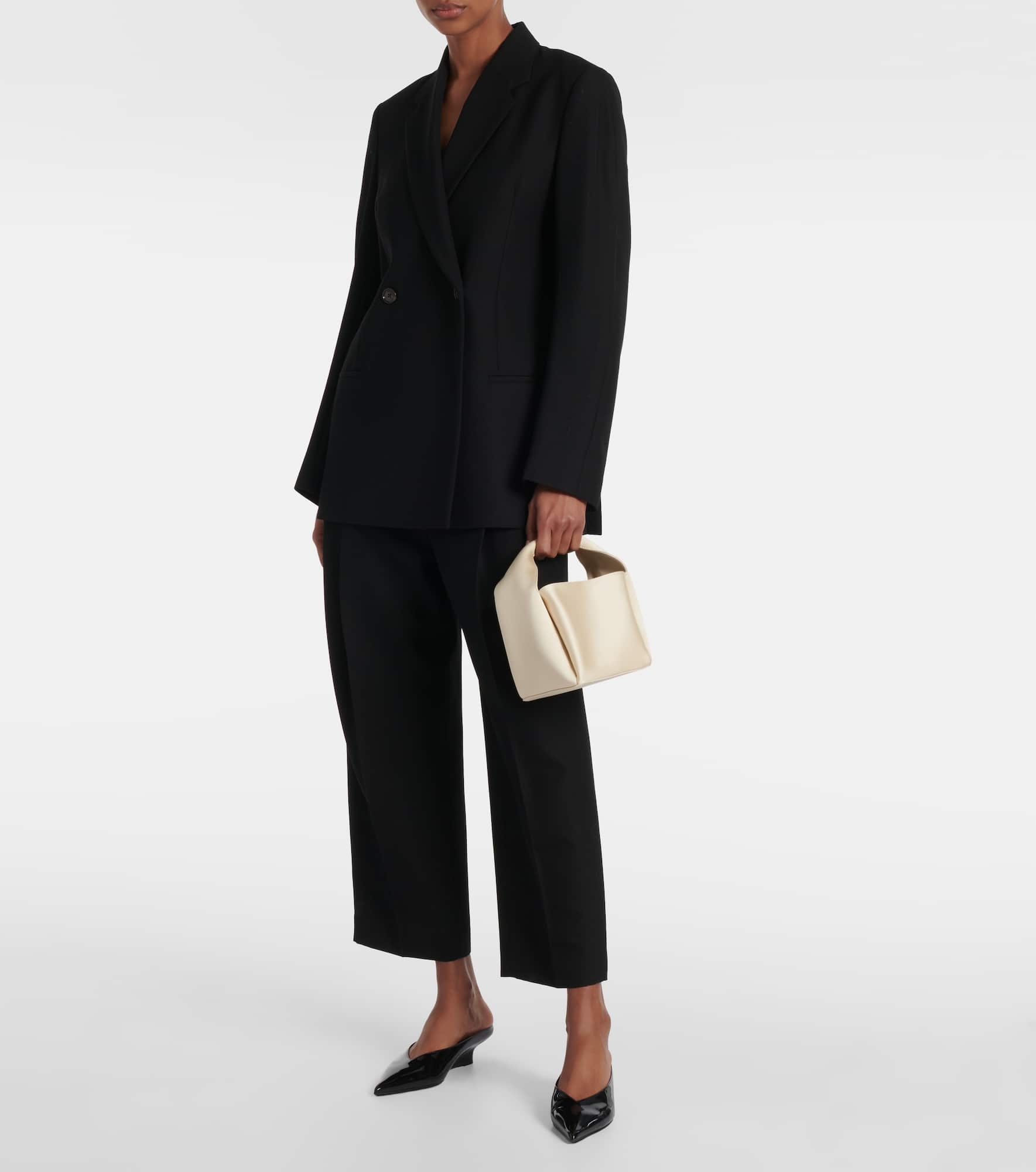 Petite satin bucket bag - 5