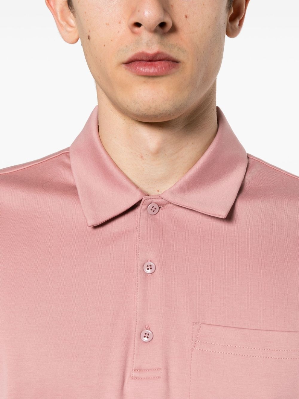 jersey cotton polo shirt - 5