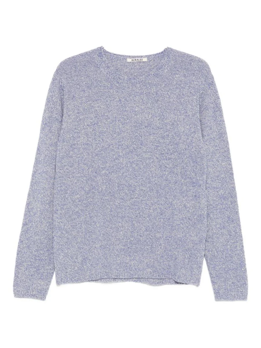 Auralee Wool And Cotton Crewneck Jumper - 1
