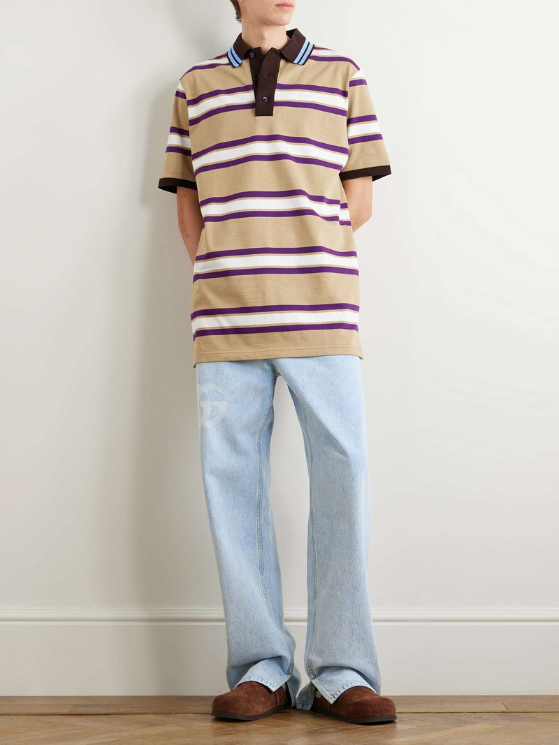 GUCCI Straight-Leg Logo-Print Jeans outlook