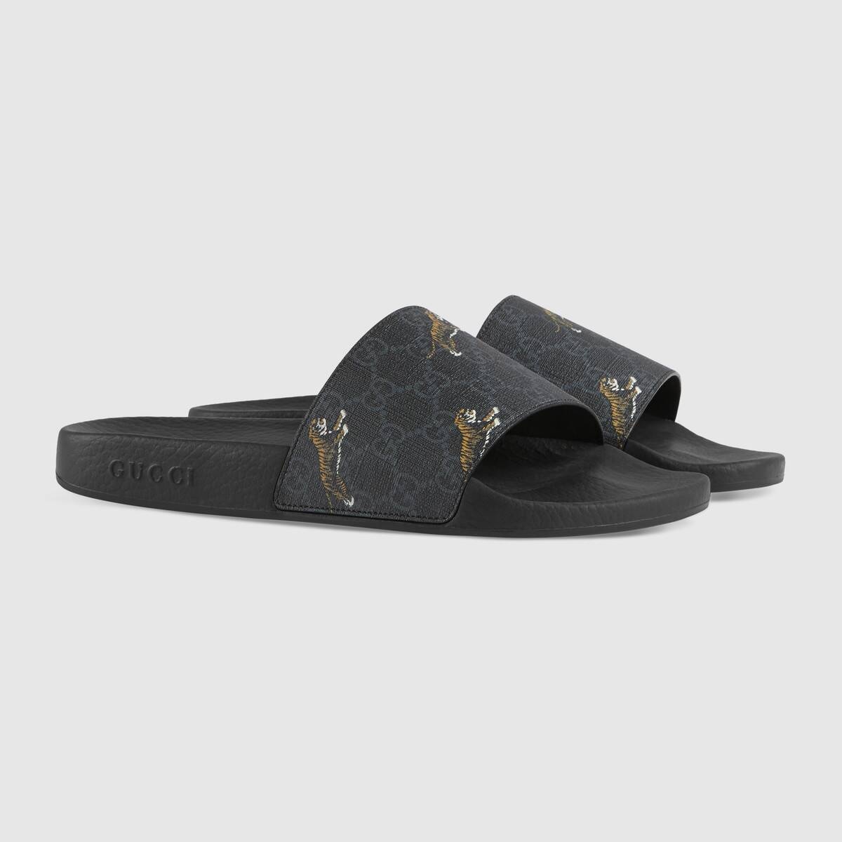 Men's GG Supreme tigers slide sandal - 2