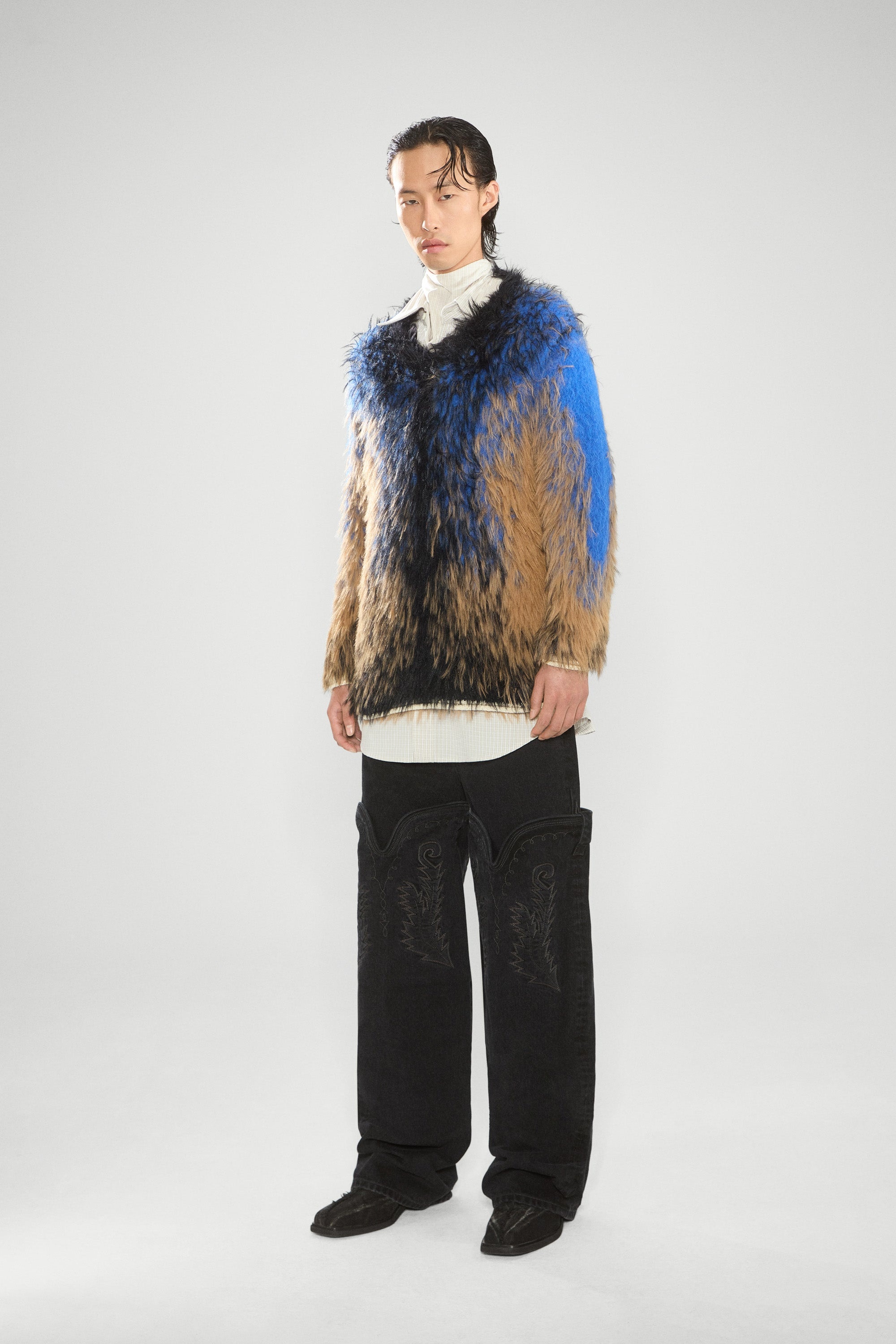 Hairy Gradient Sweater - 3