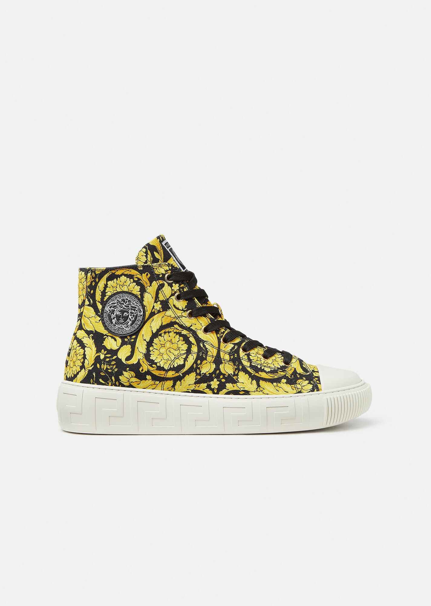 Greca Barocco Print High Top Sneakers - 1