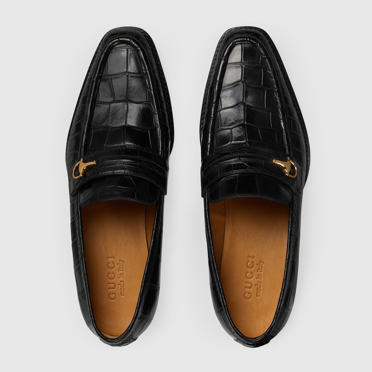 Men's crocodile Horsebit loafer - 5