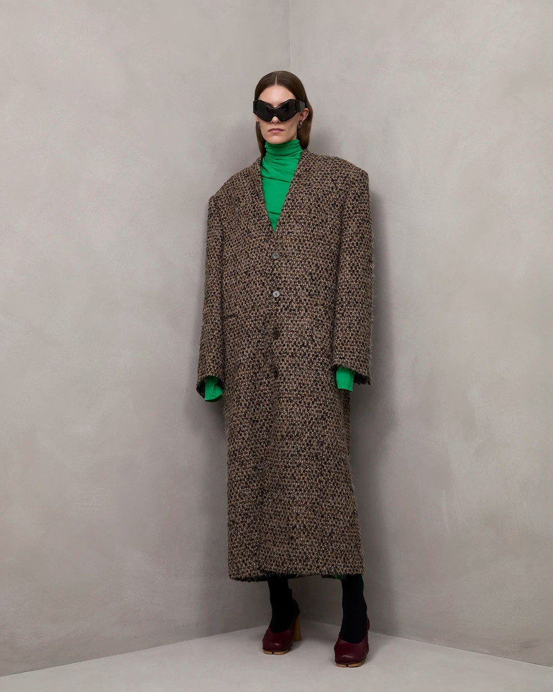 MUTE COAT MULTI BROWN 6