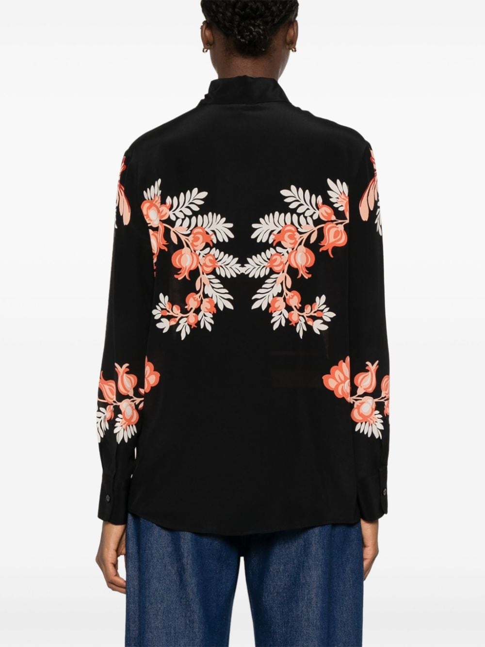 floral-print shirt - 4