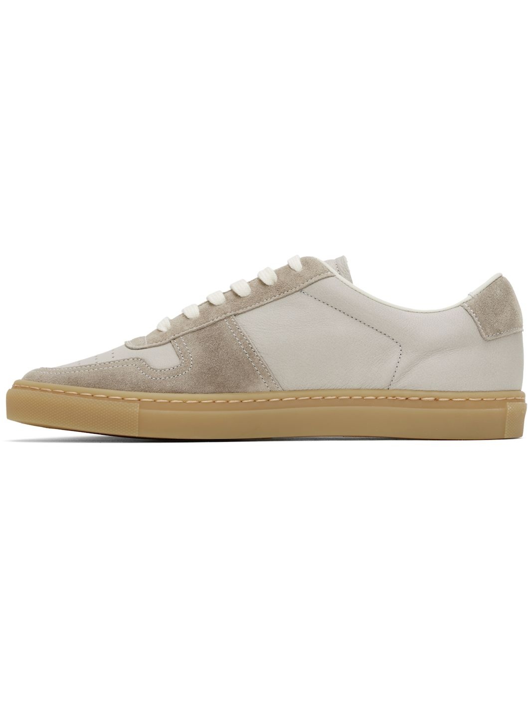 Gray Bball Duo Slim Sneakers - 3