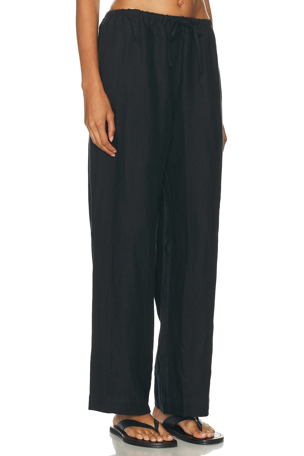 Double Waist Linen Pant - 2