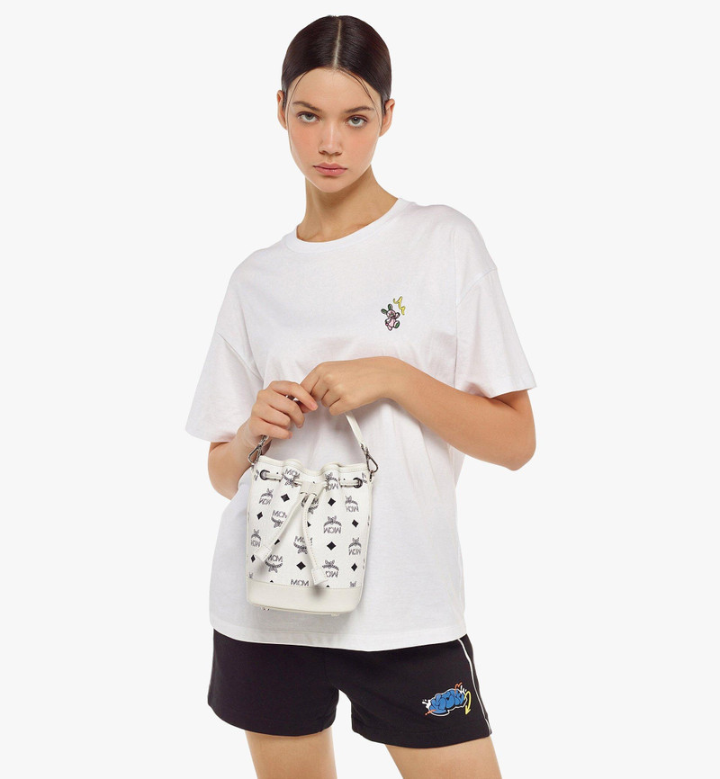 MCM Dessau Drawstring Bag in Visetos outlook