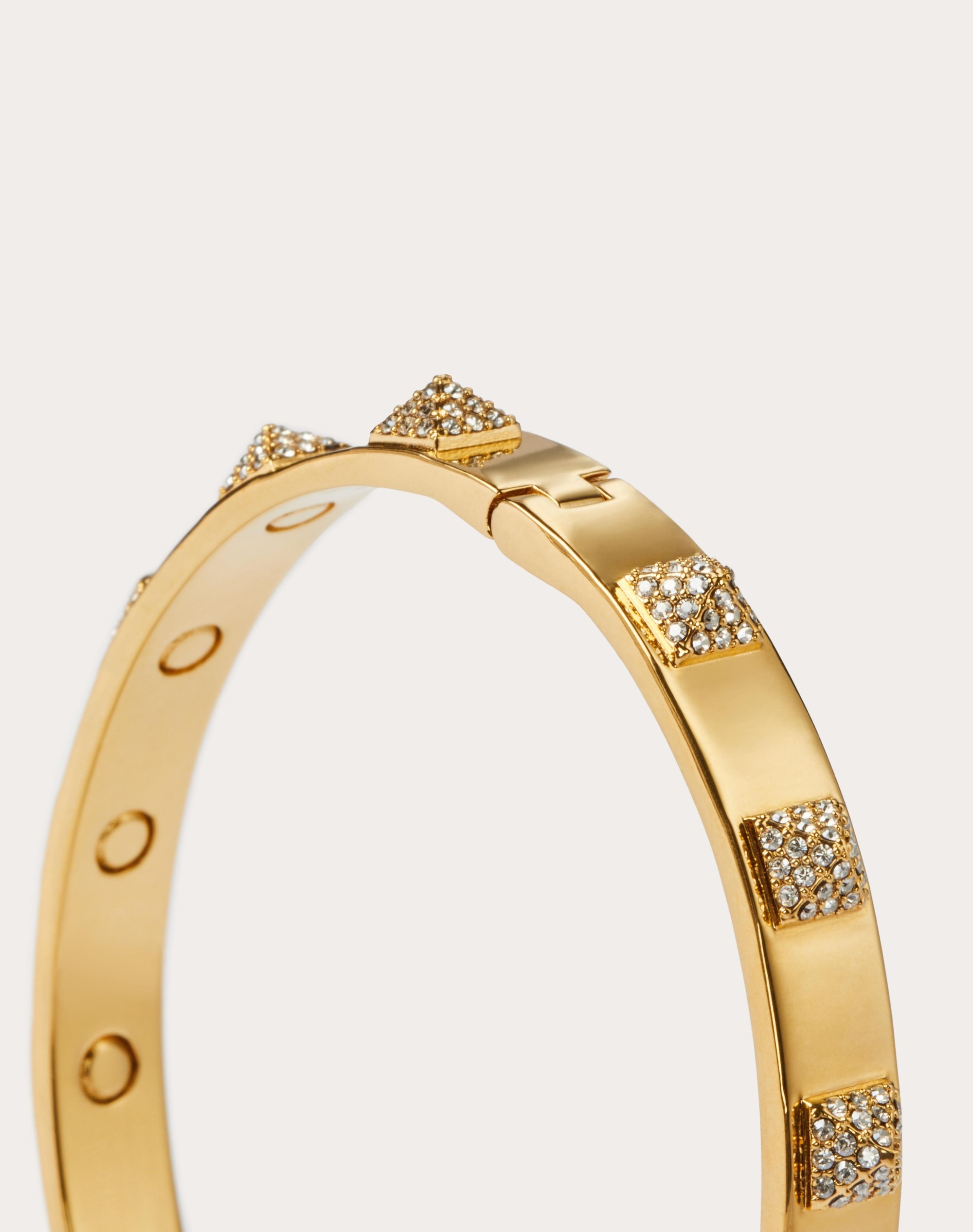 ROCKSTUD METAL BANGLE WITH SWAROVSKI ® CRYSTALS - 2