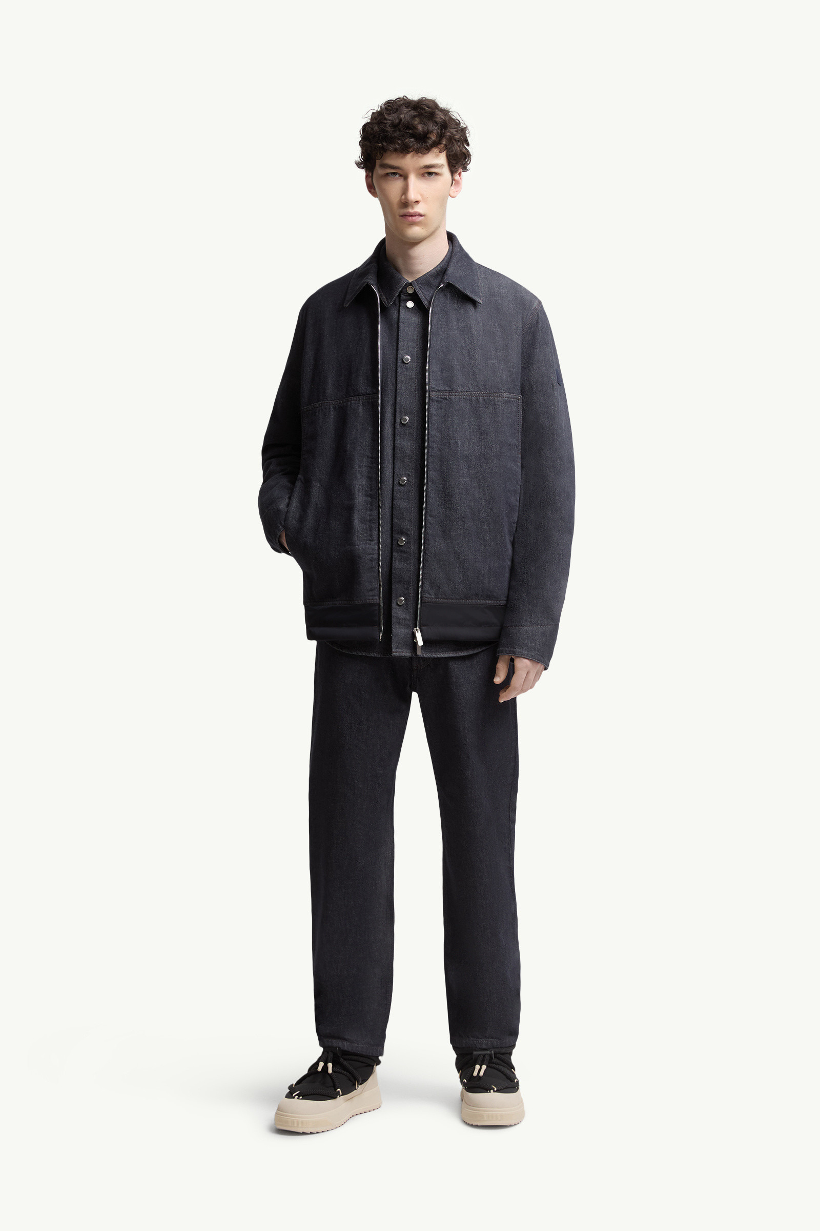 Ormoy Denim Down Shirt Jacket - 2