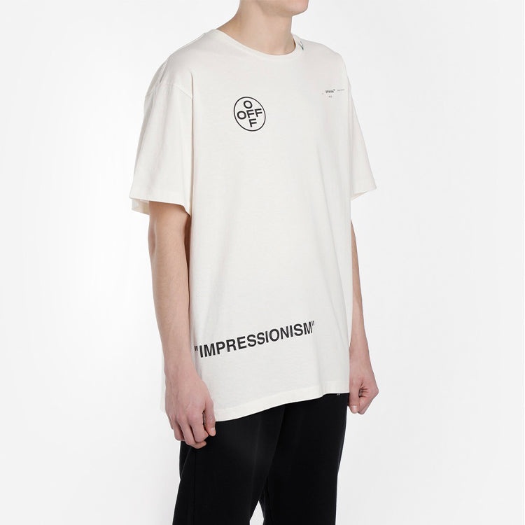 Off-White Stencil Logo T-Shirt 'White' OMAA038R191850150228 - 5