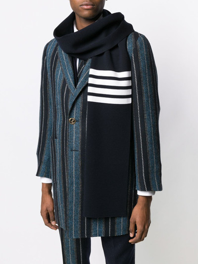 Thom Browne Milano Stitch scarf outlook