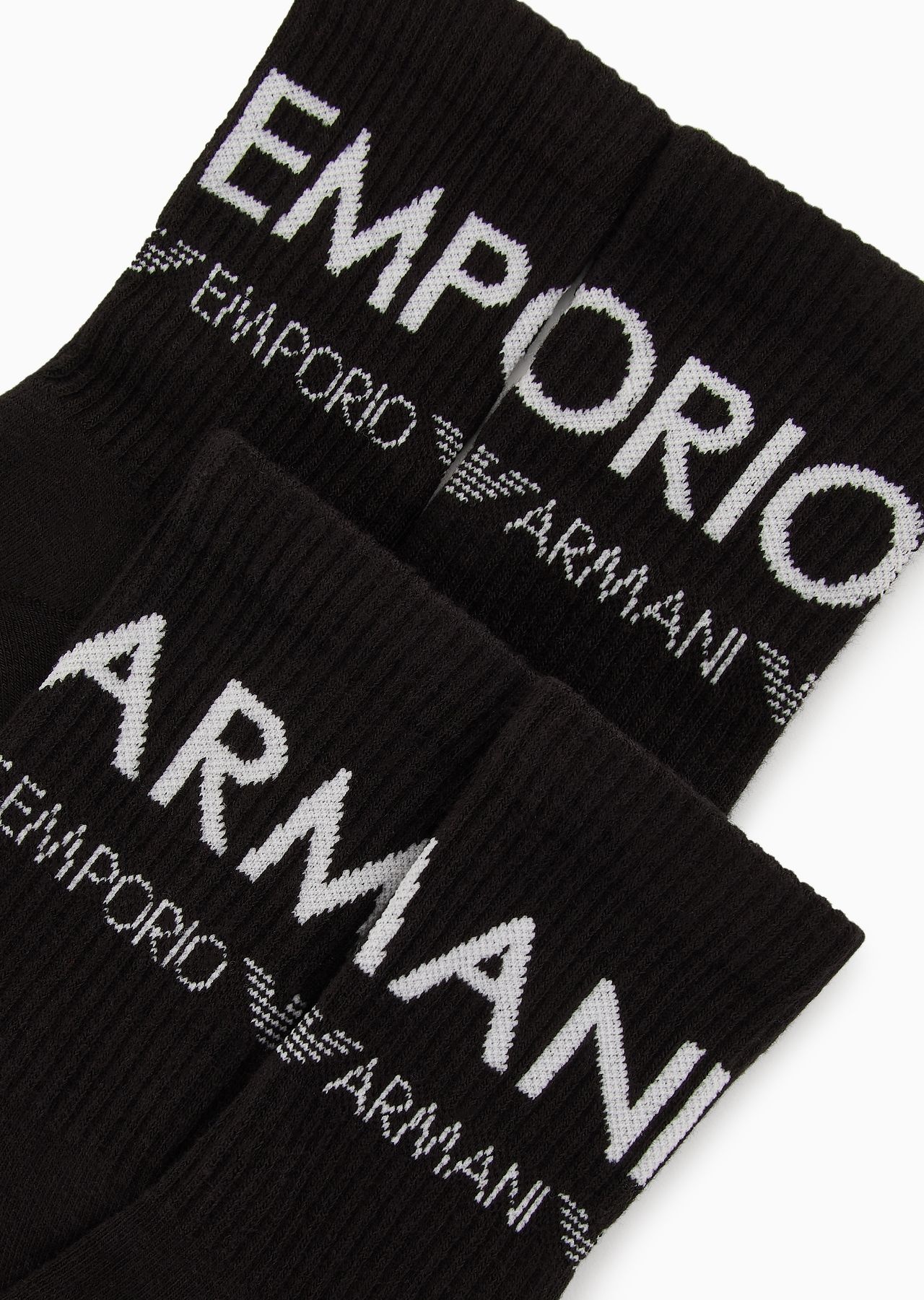 Two-pack of terry socks with athletic jacquard logo - 2