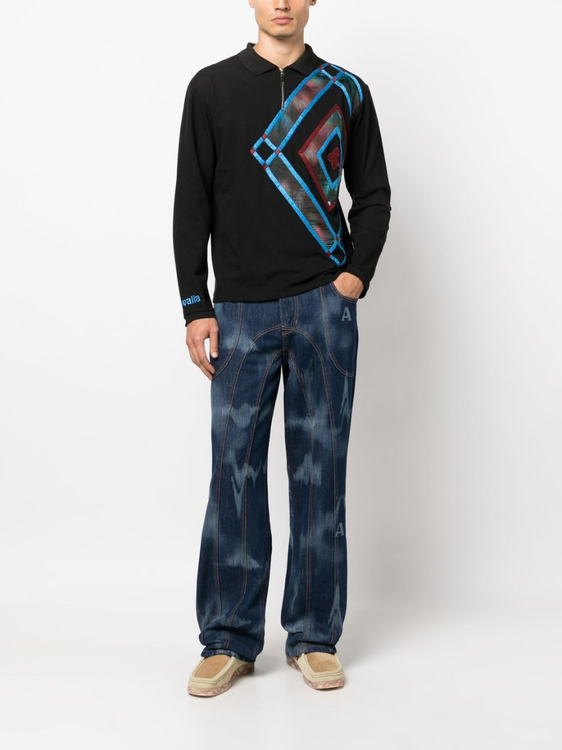 Ahluwalia Signature straight-leg jeans outlook