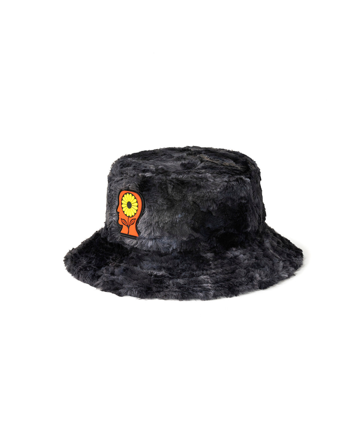 Reversible Sunflower Bucket Hat - Charcoal - 2
