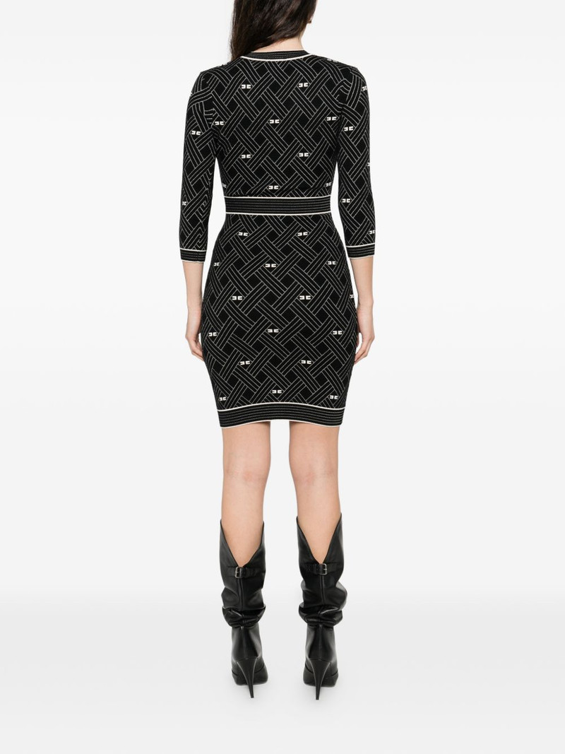 button patterned dress 4