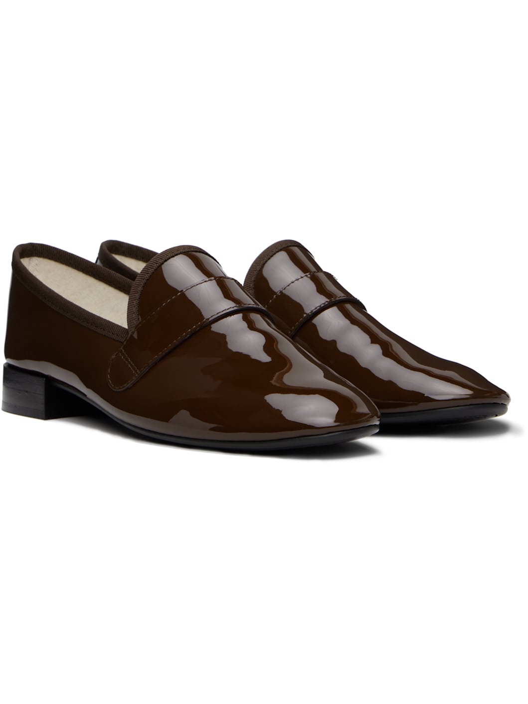 Brown Michael Rubber-Sole Loafers - 4