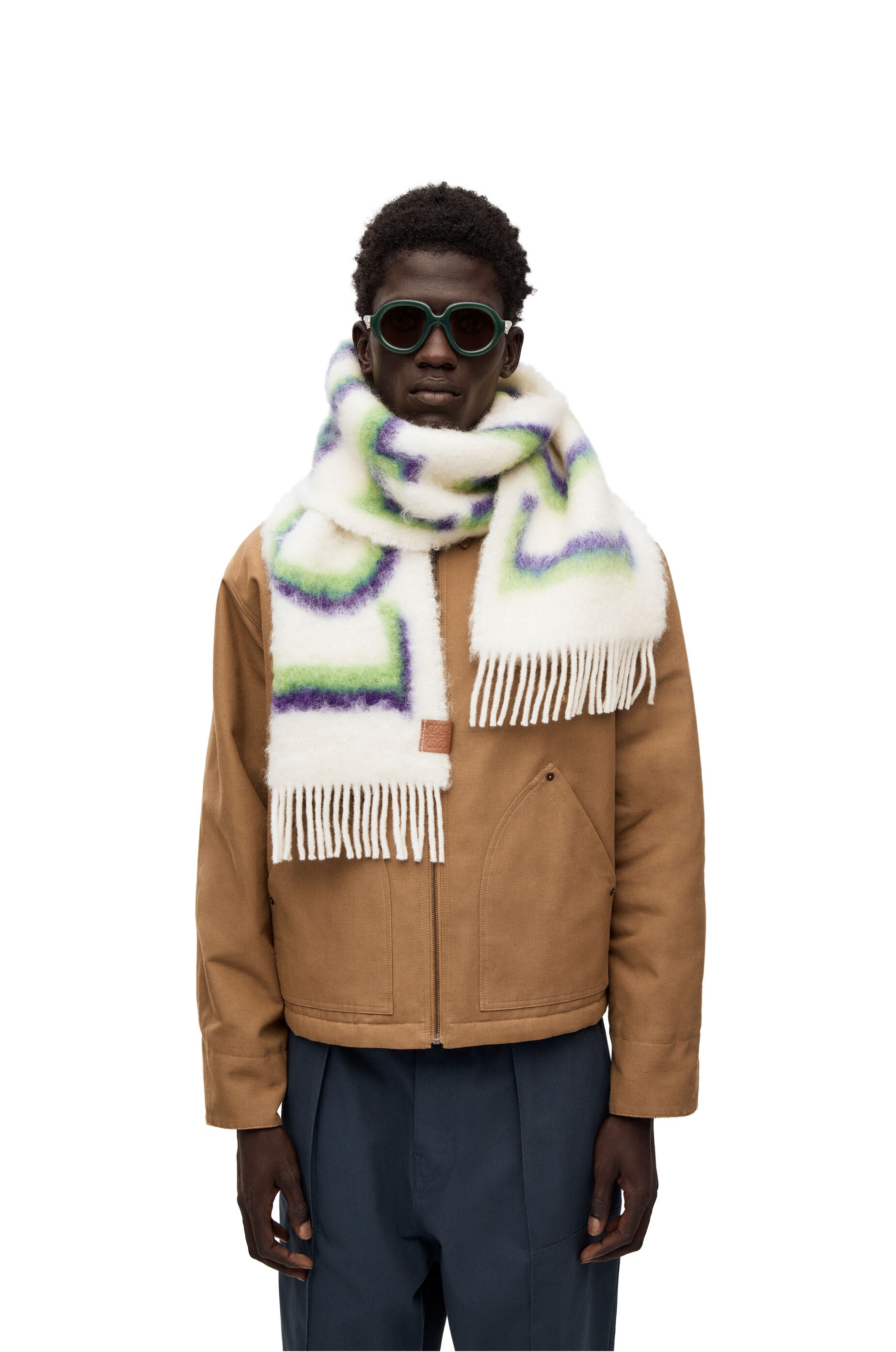 LOEWE scarf in wool and mohair - 2