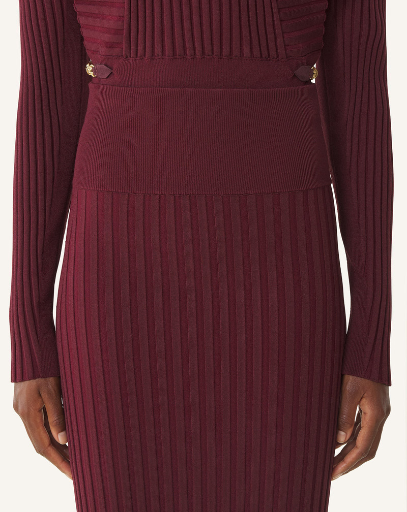 MIDI SKIRT IN VISCOSE 5