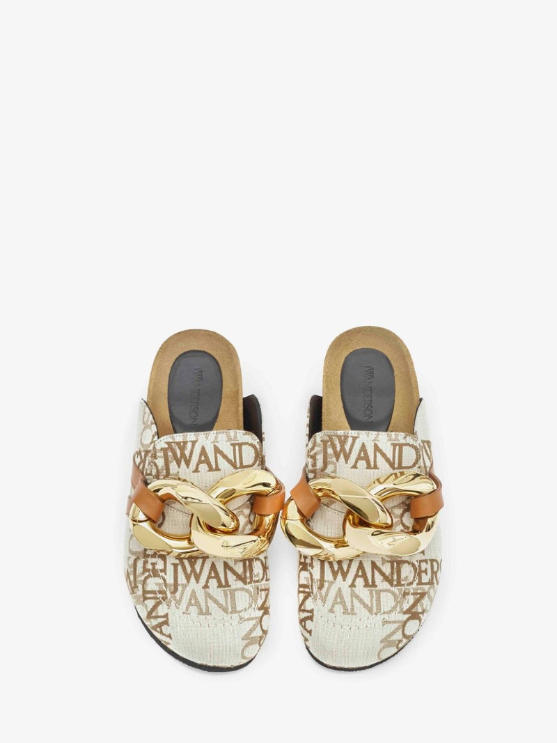 CHAIN LOAFER MULES 4