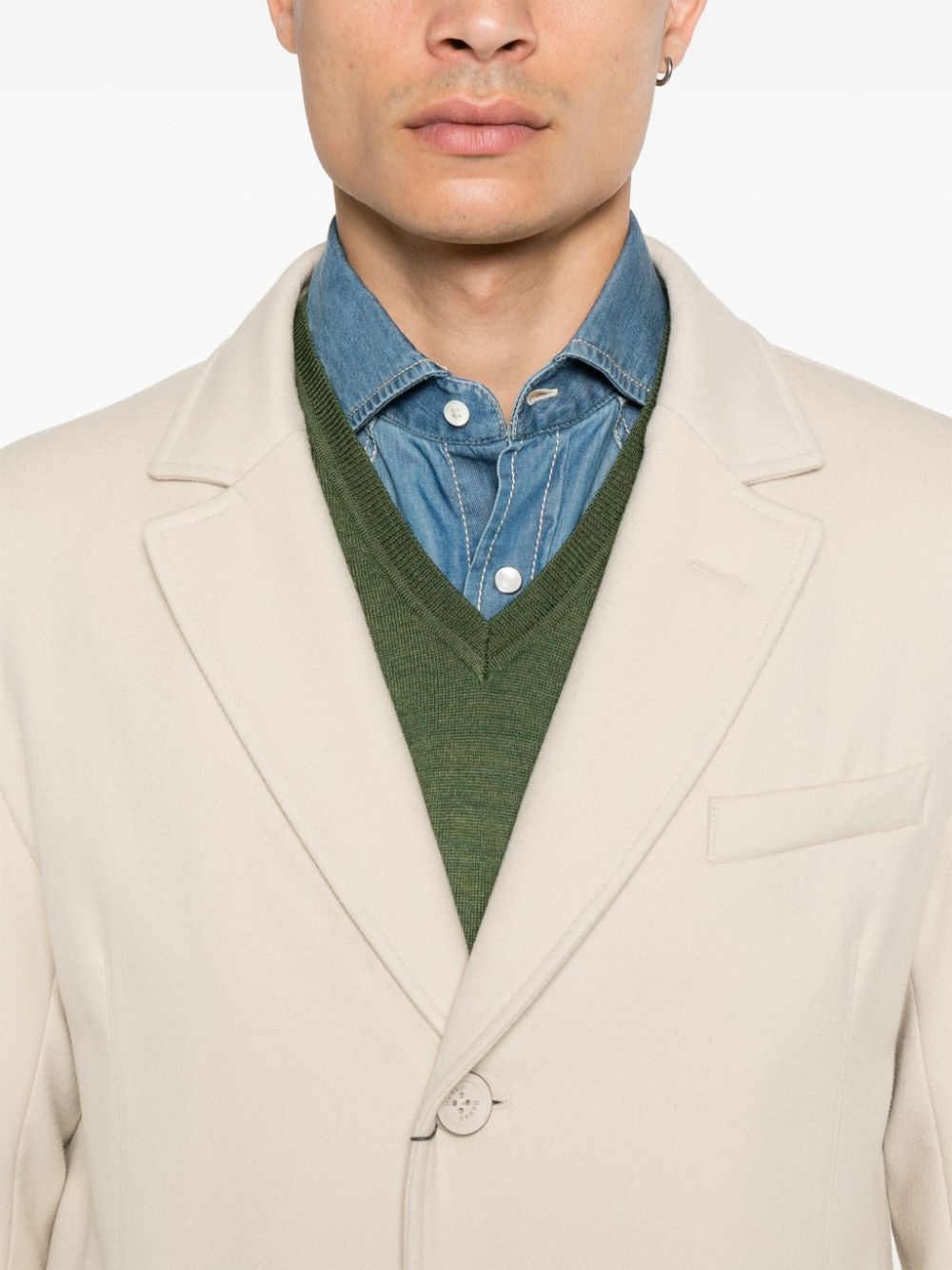 virgin-wool coat - 6