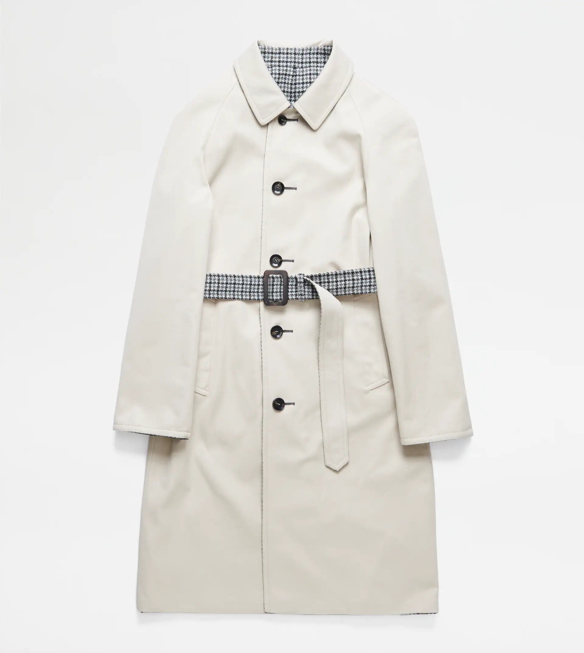 REVERSIBLE TRENCH COAT - BLACK, GREY, WHITE - 8