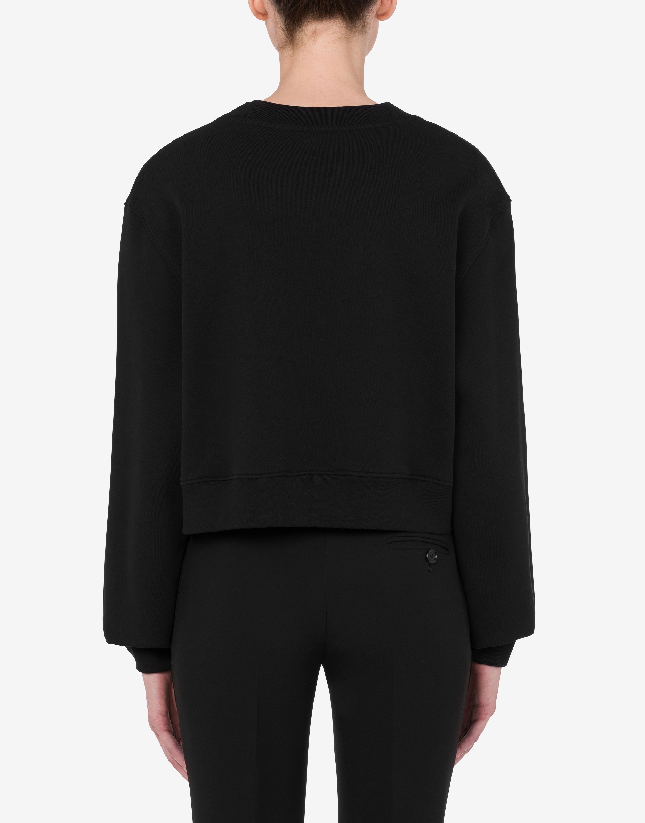 TEDDY EMBROIDERY ORGANIC COTTON SWEATSHIRT - 3