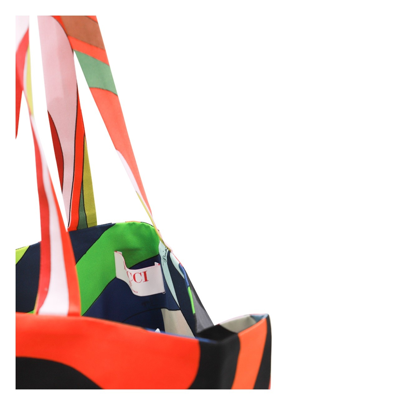 multicolor silk tote bag - 4