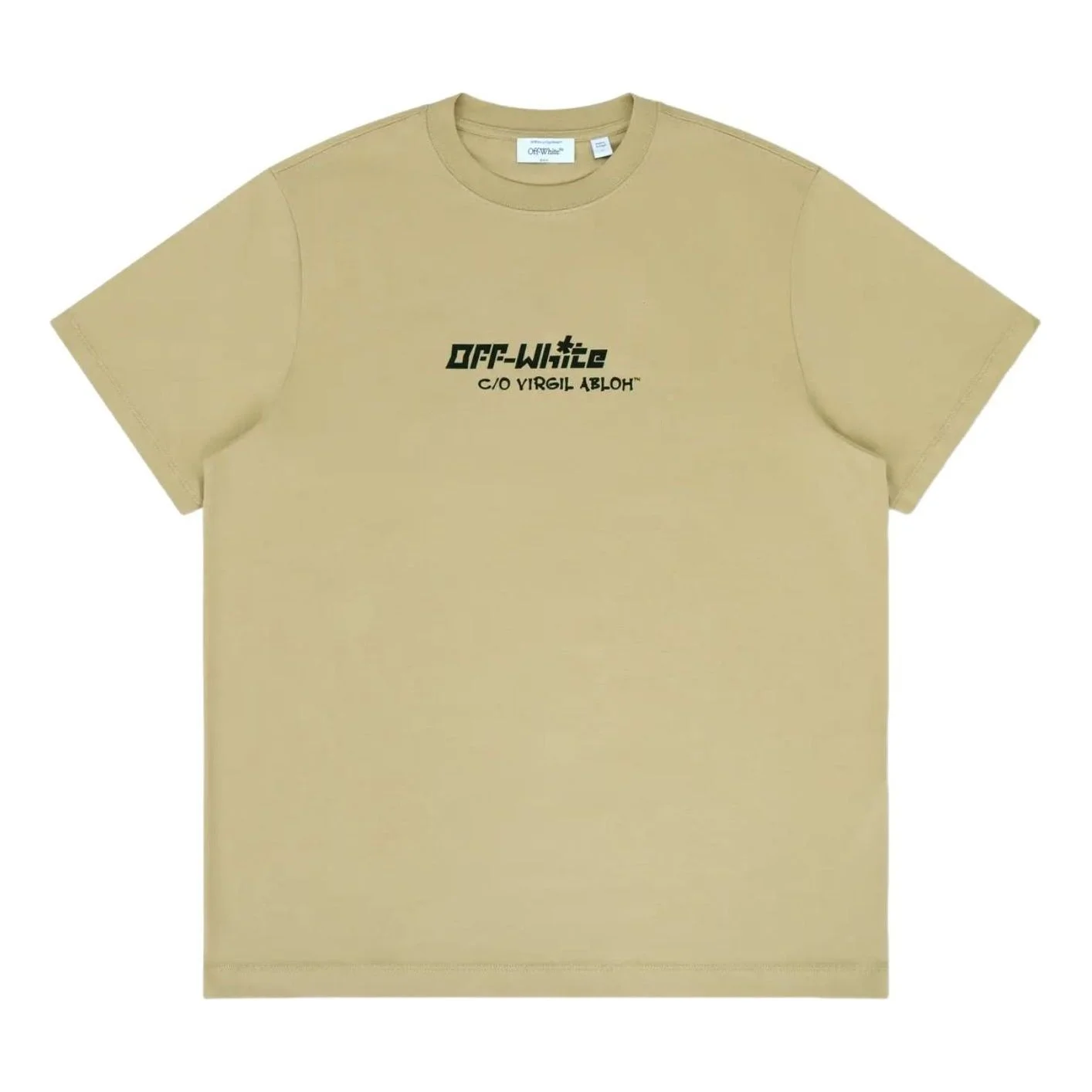 Off-White Cryst Croco Slim Fit T-Shirt 'Night Stand' 44OWOS26T070269 - 1