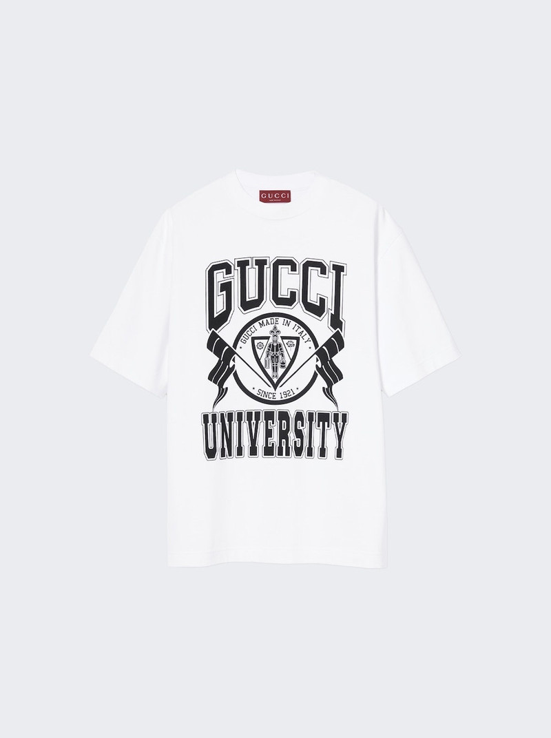 printed cotton T-shirt - 1