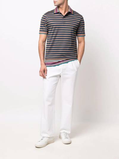 Paul Smith Summer Stripe-print polo shirt outlook