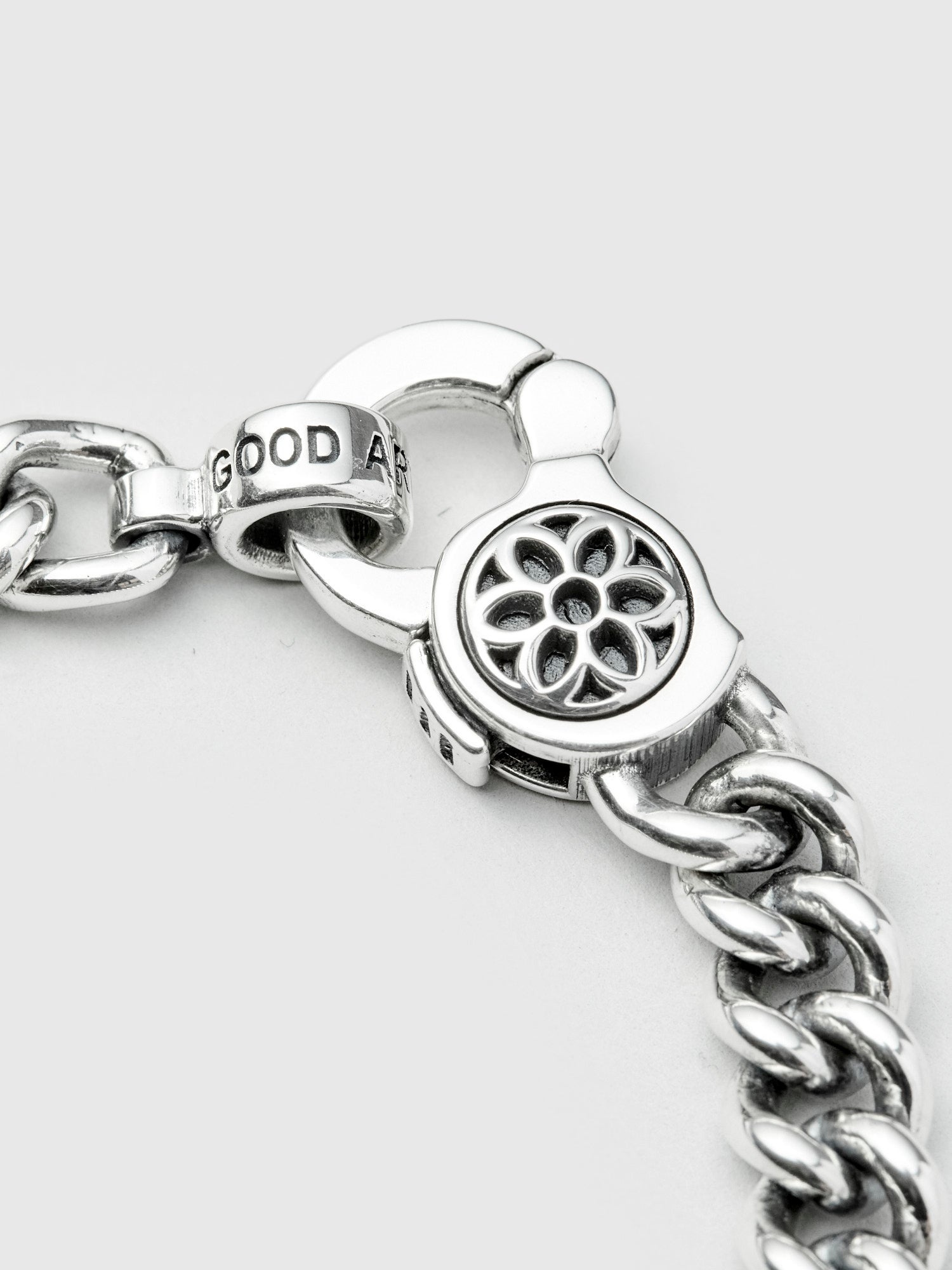 Curb Chain Bracelet Size A in Sterling Silver - 3