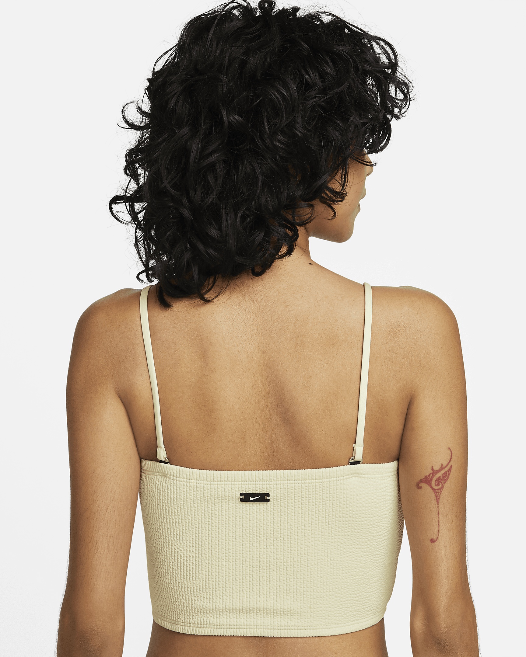 Nike Women's Bandeau Midkini Swim Top - 2