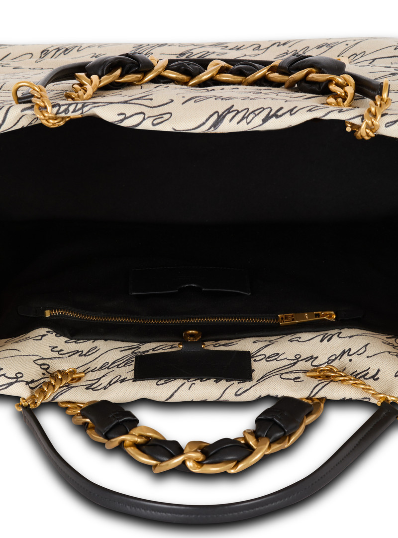 1945 Soft XXL tote bag in printed canvas 7