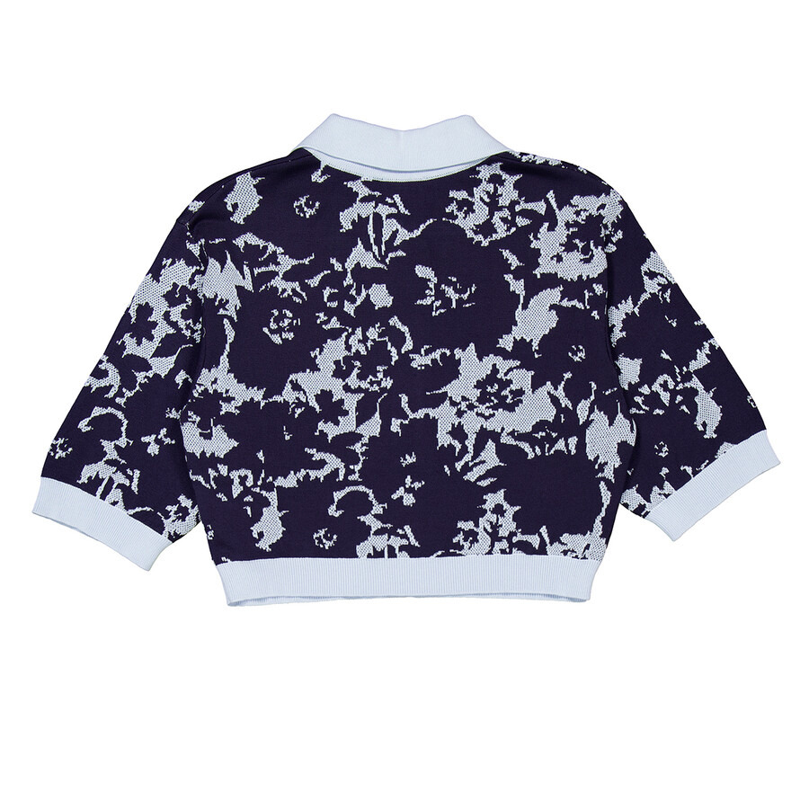 Kenzo Flower Camo Pattern Cropped Top - 7
