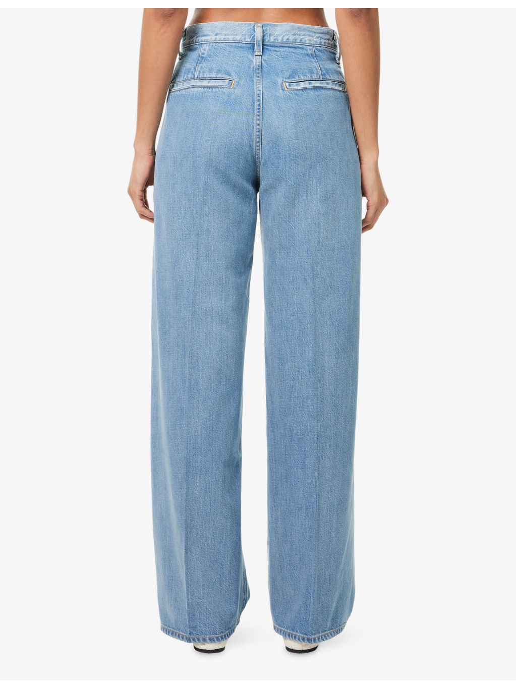 Ayla Polish Barrel-Leg Denim Jeans - 4