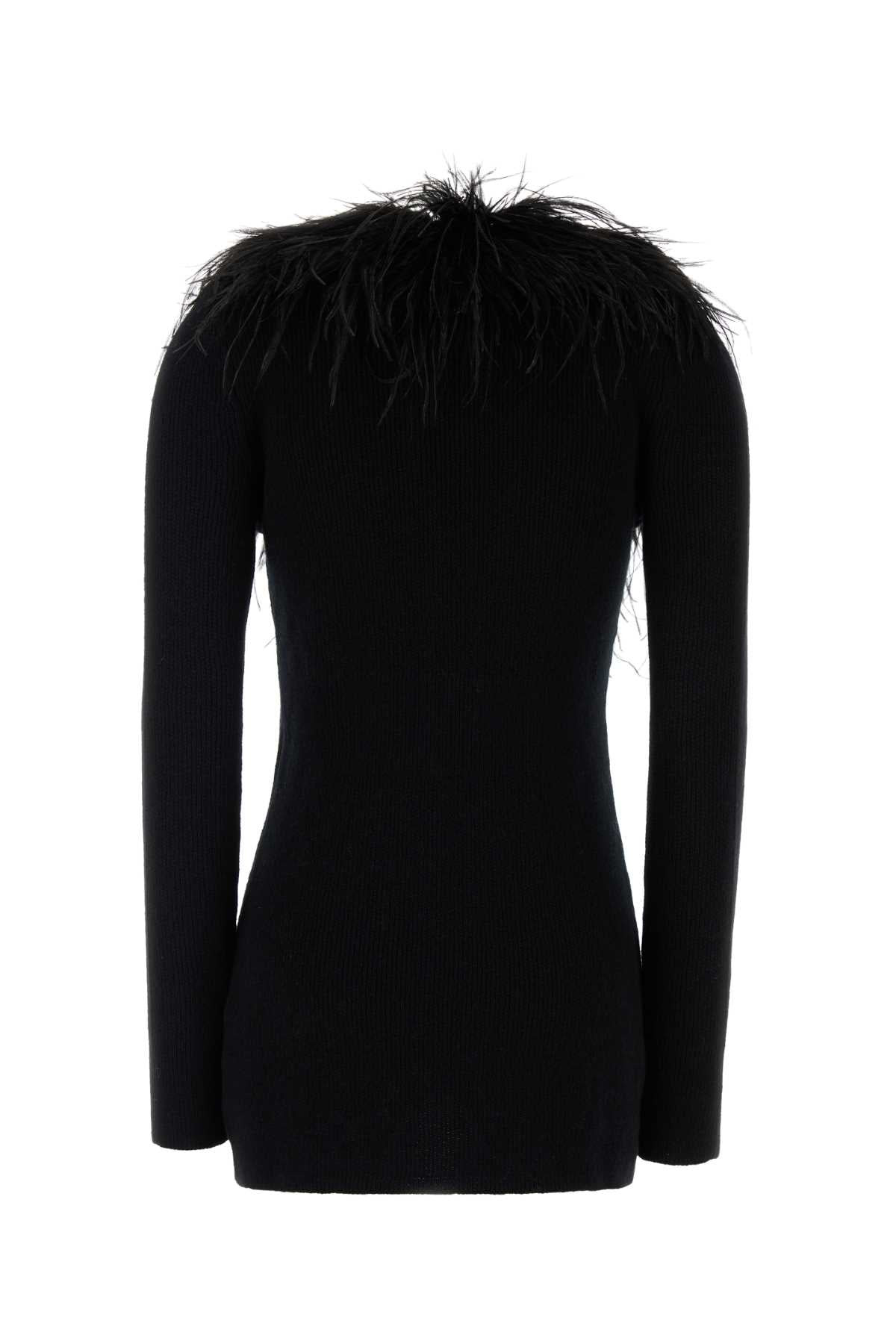 Blumarine Women Black Wool Cardigan - 2