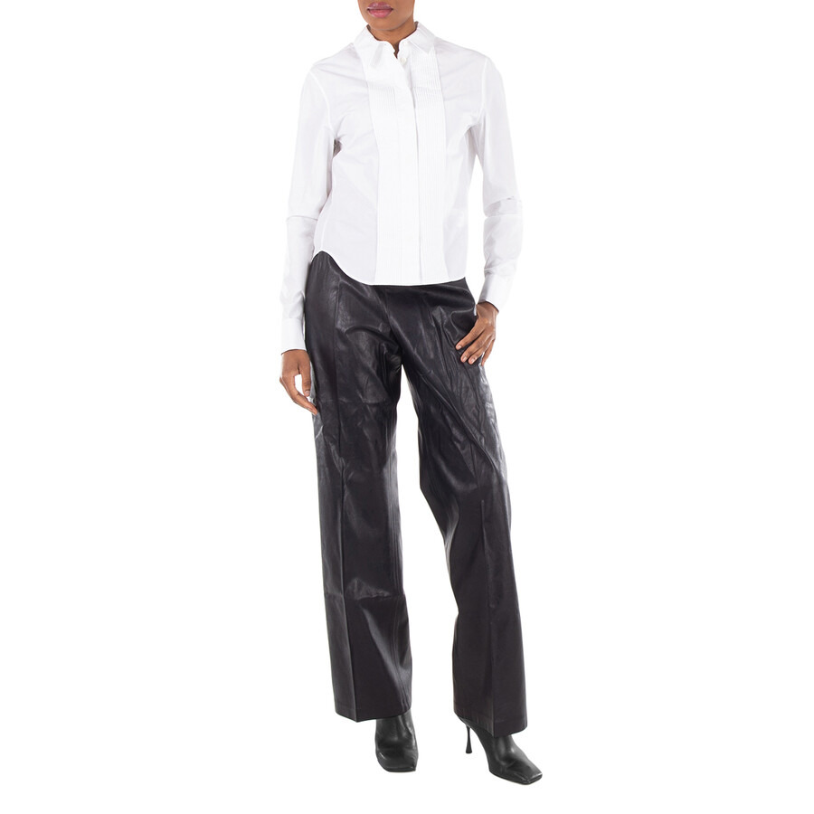 Loewe Front Button Pleated Cotton Shirt - 3