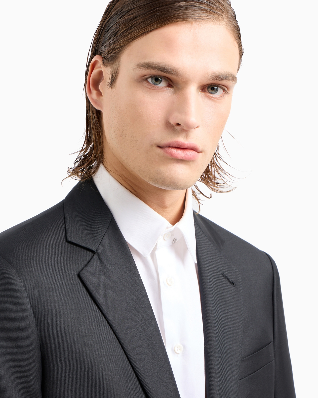 Soho Line single-breasted suit in wool and cashmere - 5