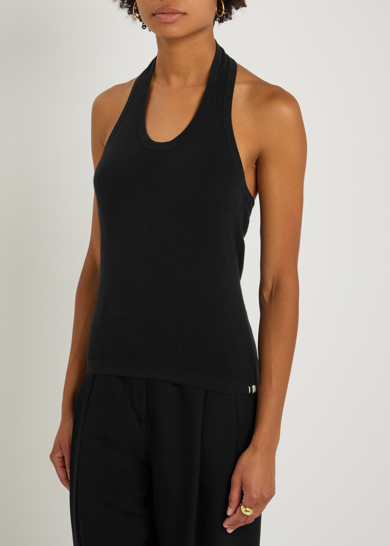 extreme cashmere Extreme Cashmere n°409 Jerry Cotton and Cashmere-blend top outlook